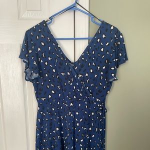 Blue/black dress size 12-14
